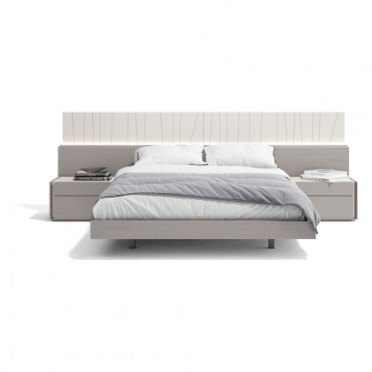 J&M Porto King Size Bed - Gray