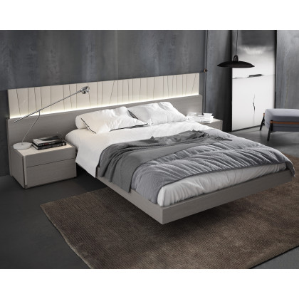 J&M Porto King Size Bed - Gray