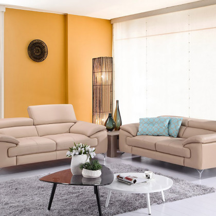 J&M - A973 Italian Leather Sofa