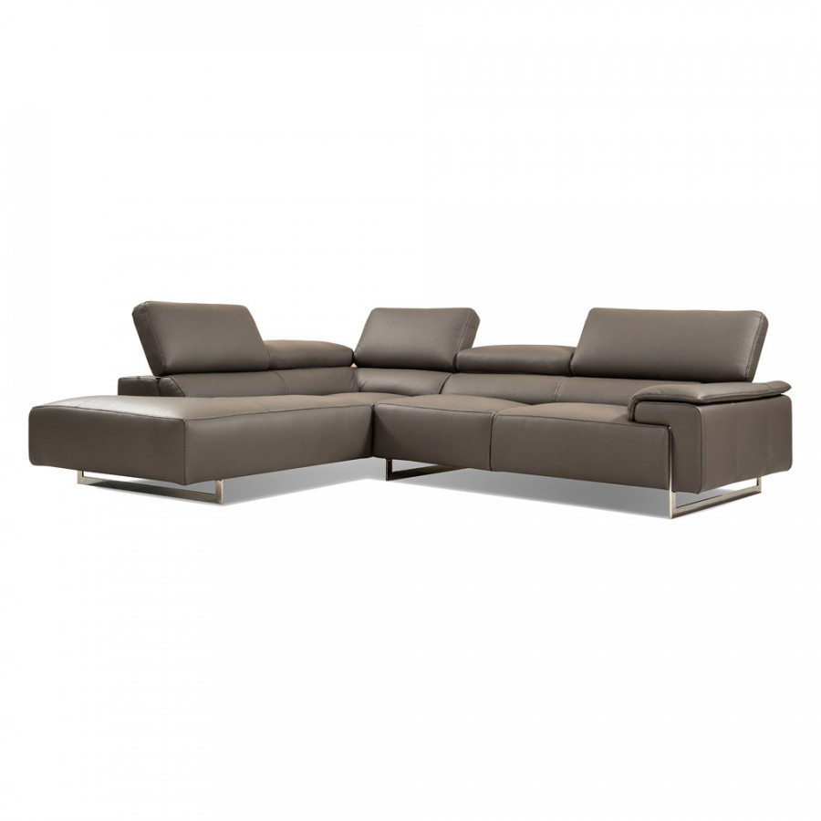 J&M I794 Sectional - Left Hand Facing Chaise, Gray
