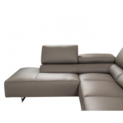 J&M I794 Sectional - Left Hand Facing Chaise, Gray