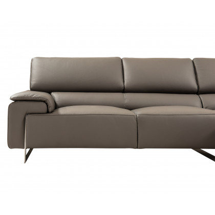 J&M I794 Sectional - Left Hand Facing Chaise, Gray