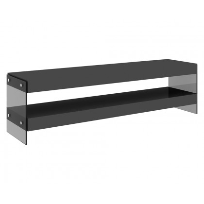 J&M Cloud TV Base - Gray, High Gloss