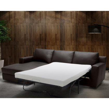 J&M Taylor Sectional - Left Hand Facing Chaise, Brown