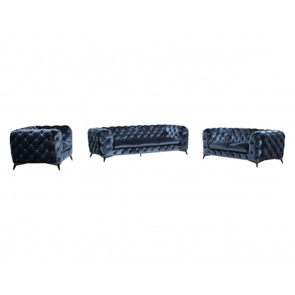 J&M Glitz Sofa - Blue