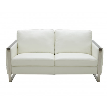 J&M Constantin Loveseat - White