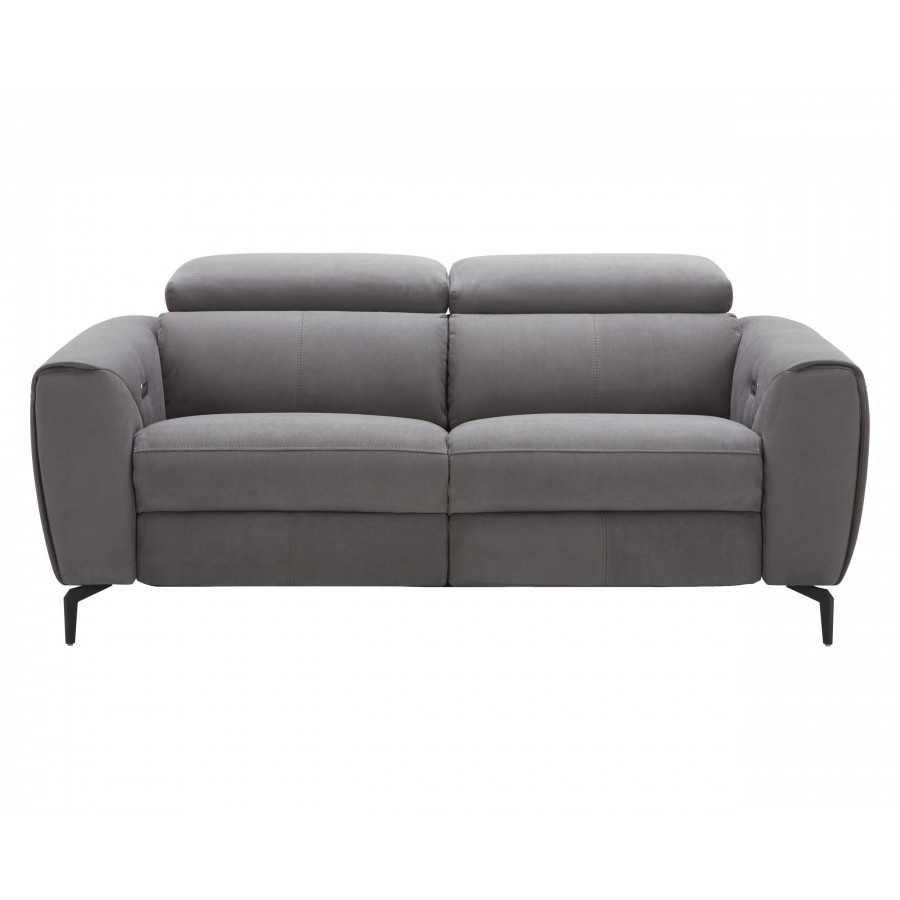 J&M Lorenzo Loveseat - Gray, Fabric