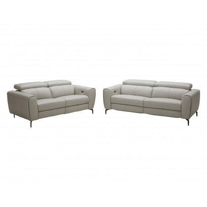 J&M Lorenzo Sofa - Light Gray