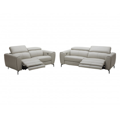 J&M Lorenzo Sofa - Light Gray
