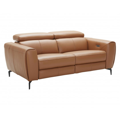 J&M Lorenzo Loveseat - Caramel