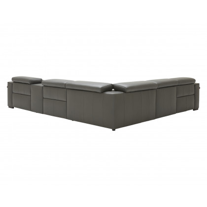 J&M Picasso Motion Sectional - Dark Gray