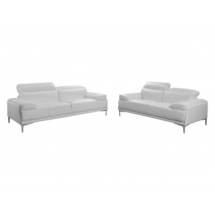 J&M Nicolo Sofa - White