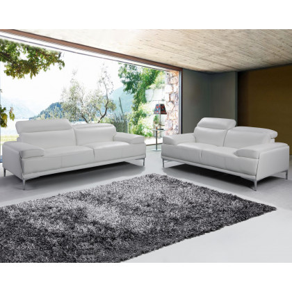J&M Nicolo Sofa - White