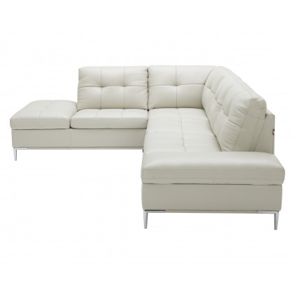 J&M Leonardo Sectional - Left Hand Facing, Silver Gray