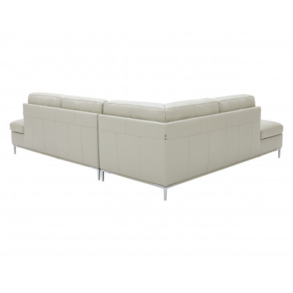 J&M Leonardo Sectional - Left Hand Facing, Silver Gray