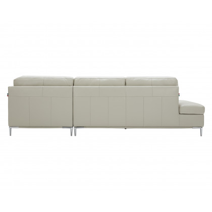 J&M Leonardo Sectional - Right Hand Facing, Silver Gray