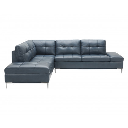 J&M Leonardo Sectional - Left Hand Facing, Blue