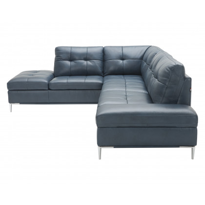 J&M Leonardo Sectional - Left Hand Facing, Blue