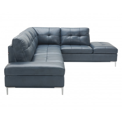 J&M Leonardo Sectional - Right Hand Facing, Blue