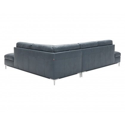 J&M Leonardo Sectional - Right Hand Facing, Blue