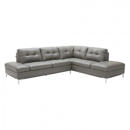 J&M Leonardo Sectional - Right Hand Facing, Gray