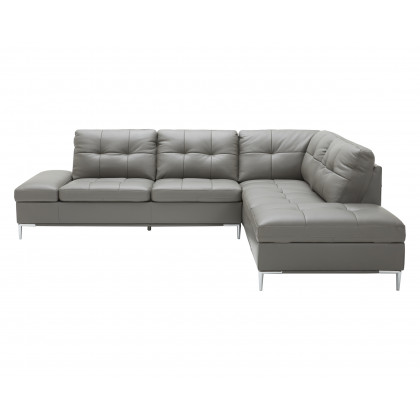 J&M Leonardo Sectional - Right Hand Facing, Gray