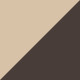 Beige/Dark Brown