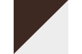 Dark Brown/White