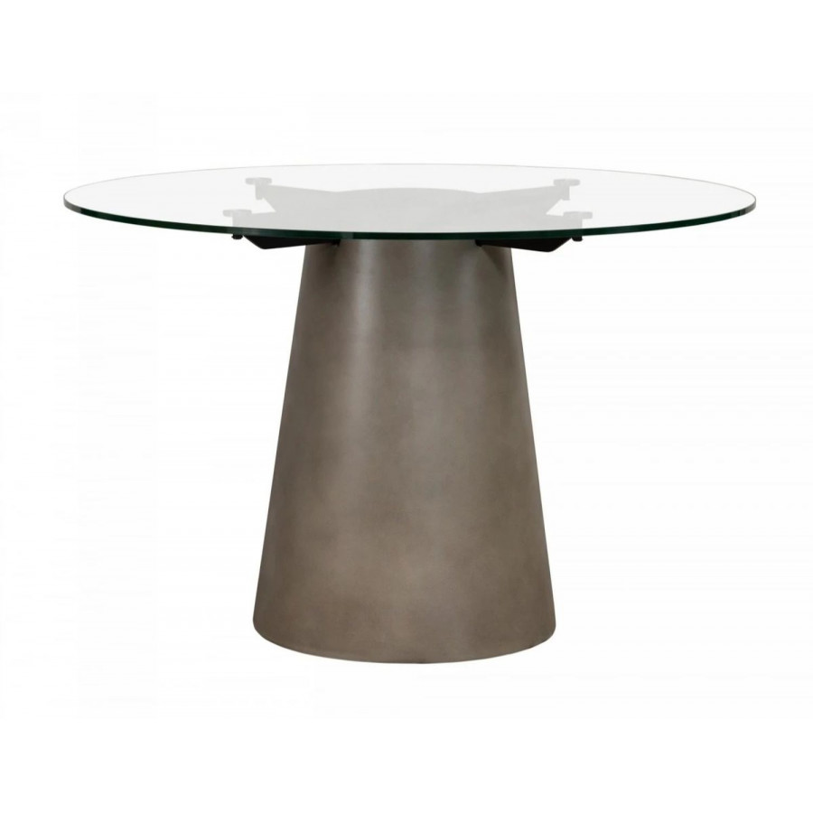 Jubilee - Lacia Round Dining Table in Concrete/Steel