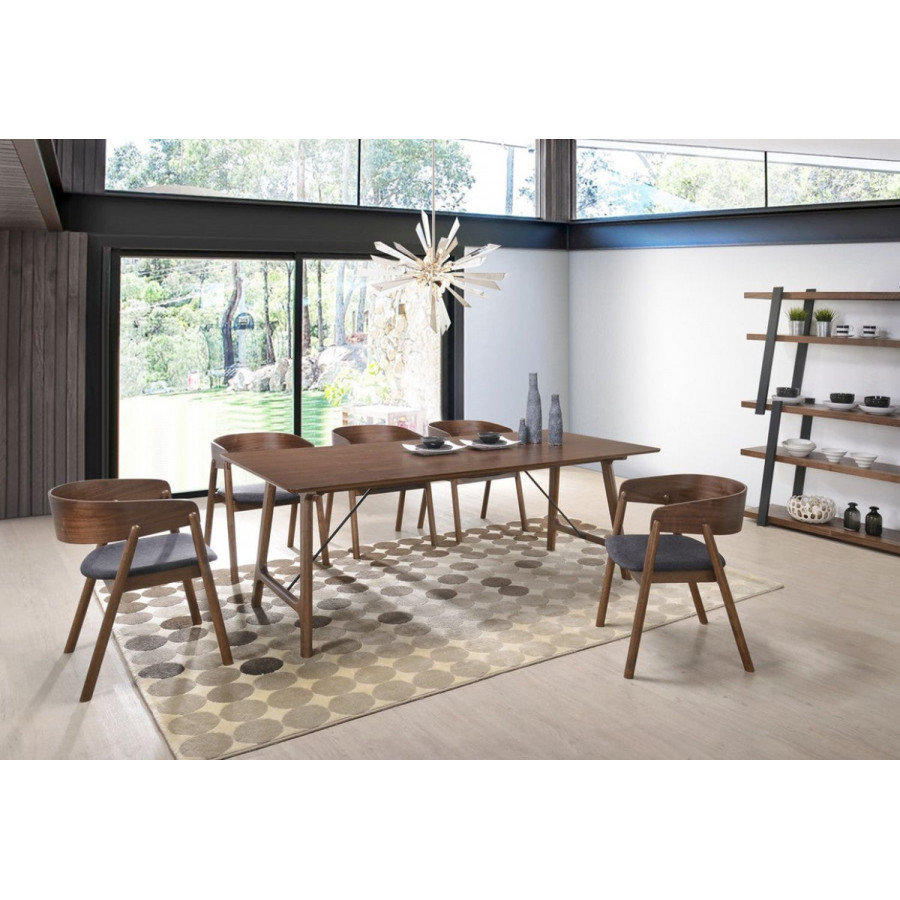 Jubilee - Rizzy Dining Table in Walnut Veneer