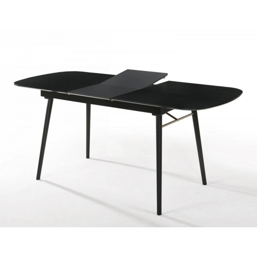 Jubilee - Adome Extendable Dining Table in Black, Wood