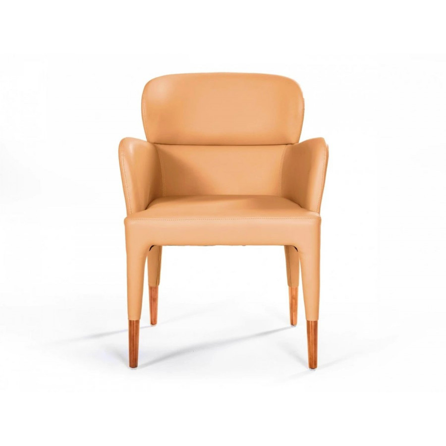 Jubilee - Oxygen Dining Armchair in Orange, Leatherette