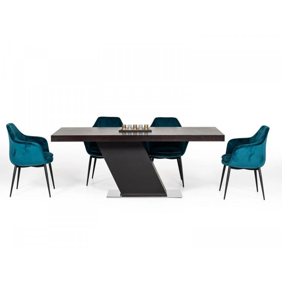 Jubilee - Wenmon Dining Chair in Teal, Velvet