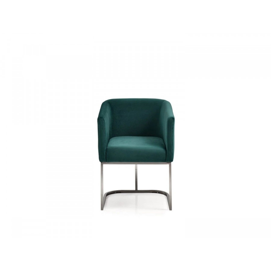 Jubilee - Yenk Dining Chair in Green, Velour