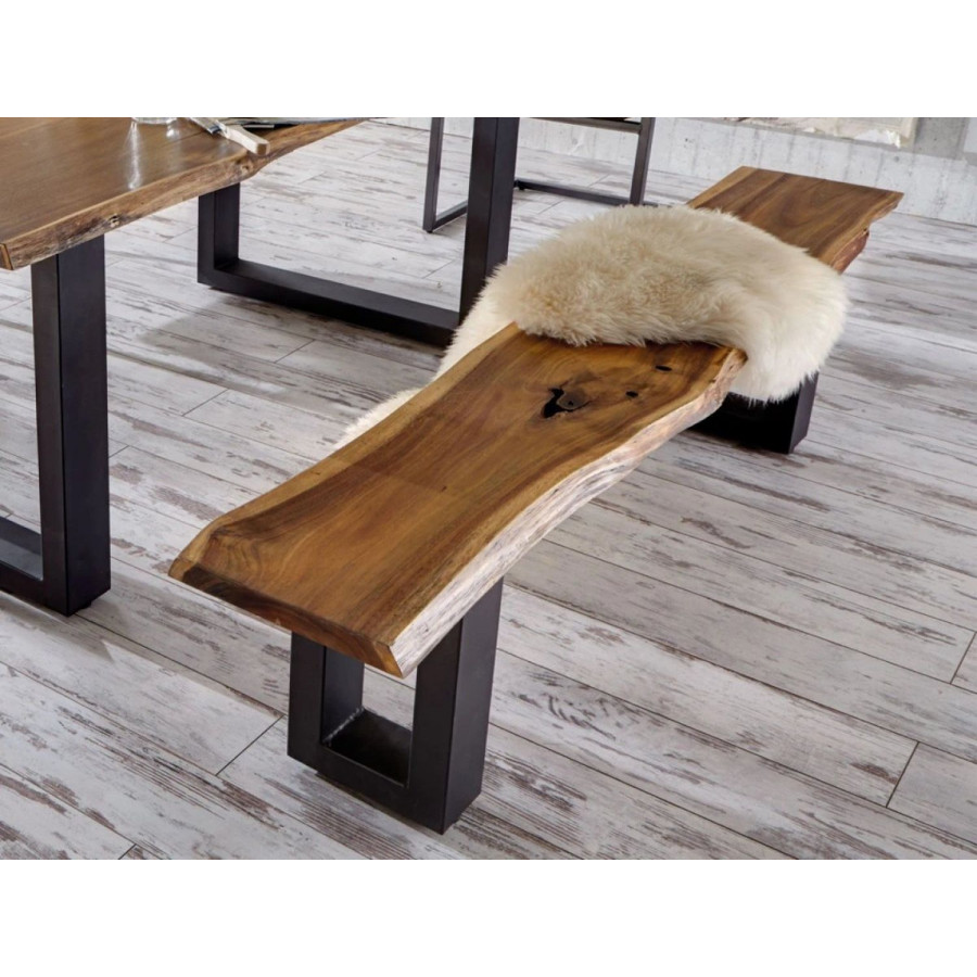 Jubilee - Swift Dining Bench in Acacia Wood/Black