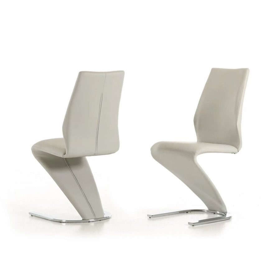 Jubilee - Pensn Dining Chair Set of 2 in Gray, Leatherette