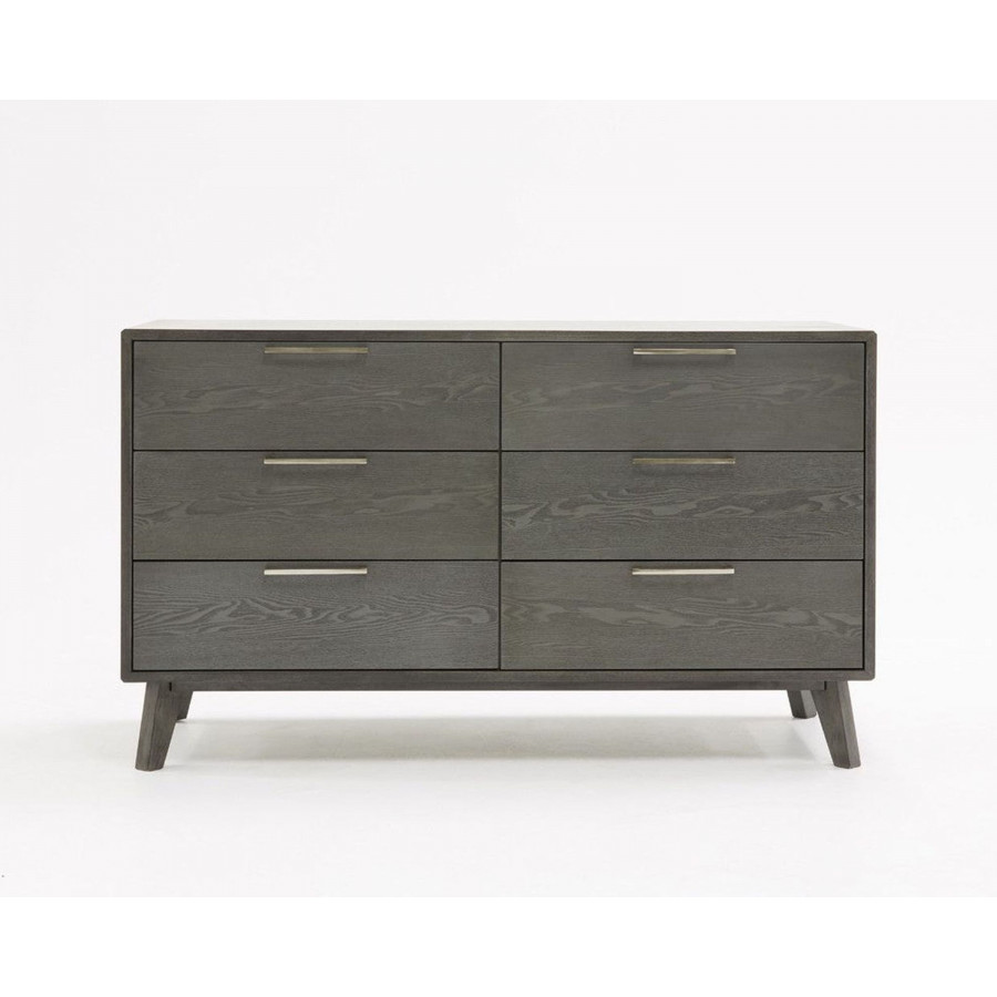 Jubilee - Salimon Modern Wash Dresser and Mirror in Gray
