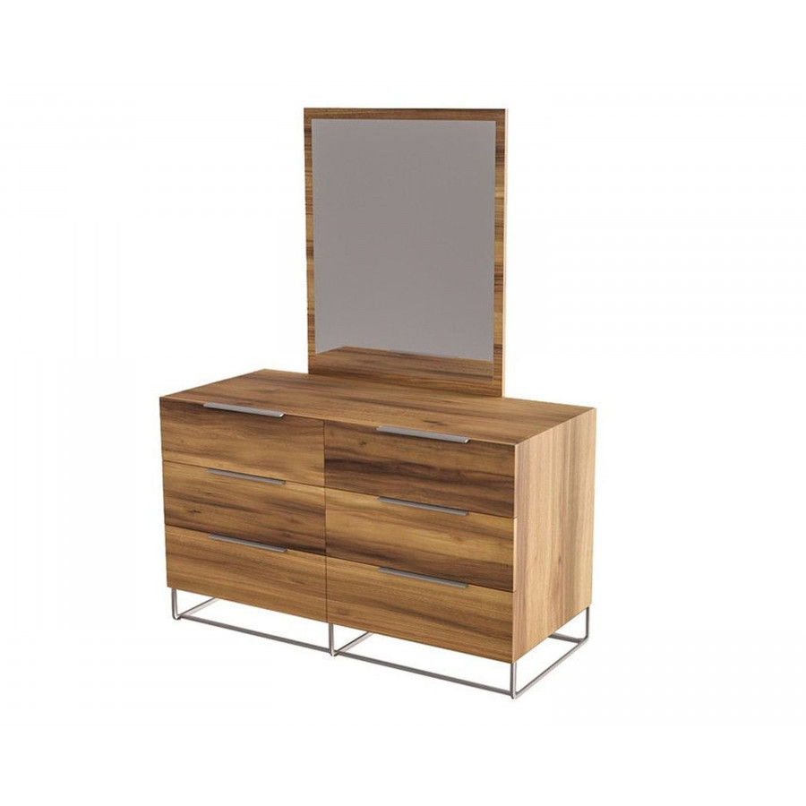 Jubilee - Labolita Modern Dresser and Mirror in Light Oak