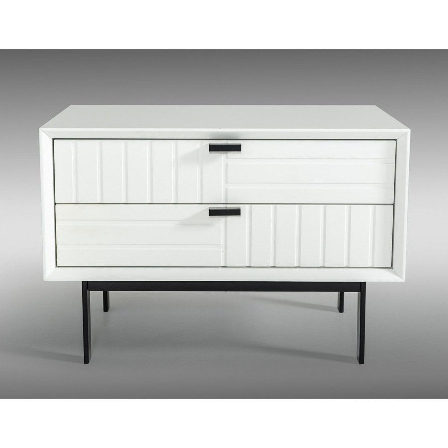 Jubilee - Vanity Contemporary Nightstand in White