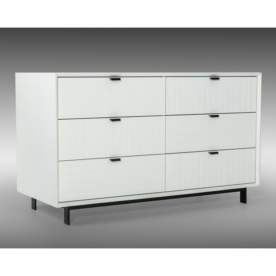 Jubilee - Vanity Contemporary Dresser and Mirror in White