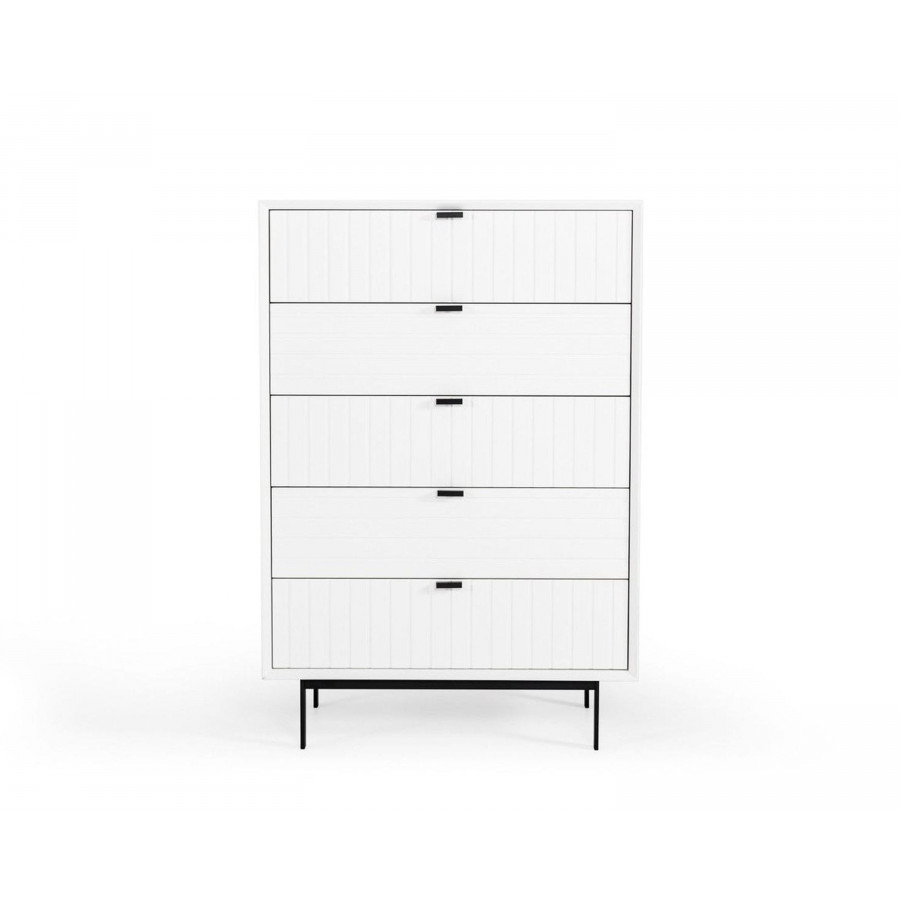 Jubilee - Vanity Contemporary Chest in White