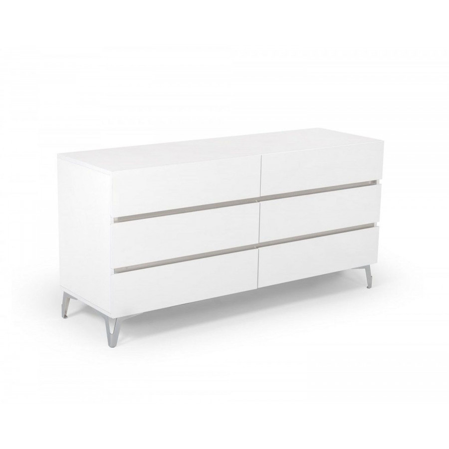 Jubilee - Astalina Modern Dresser and Mirror in White