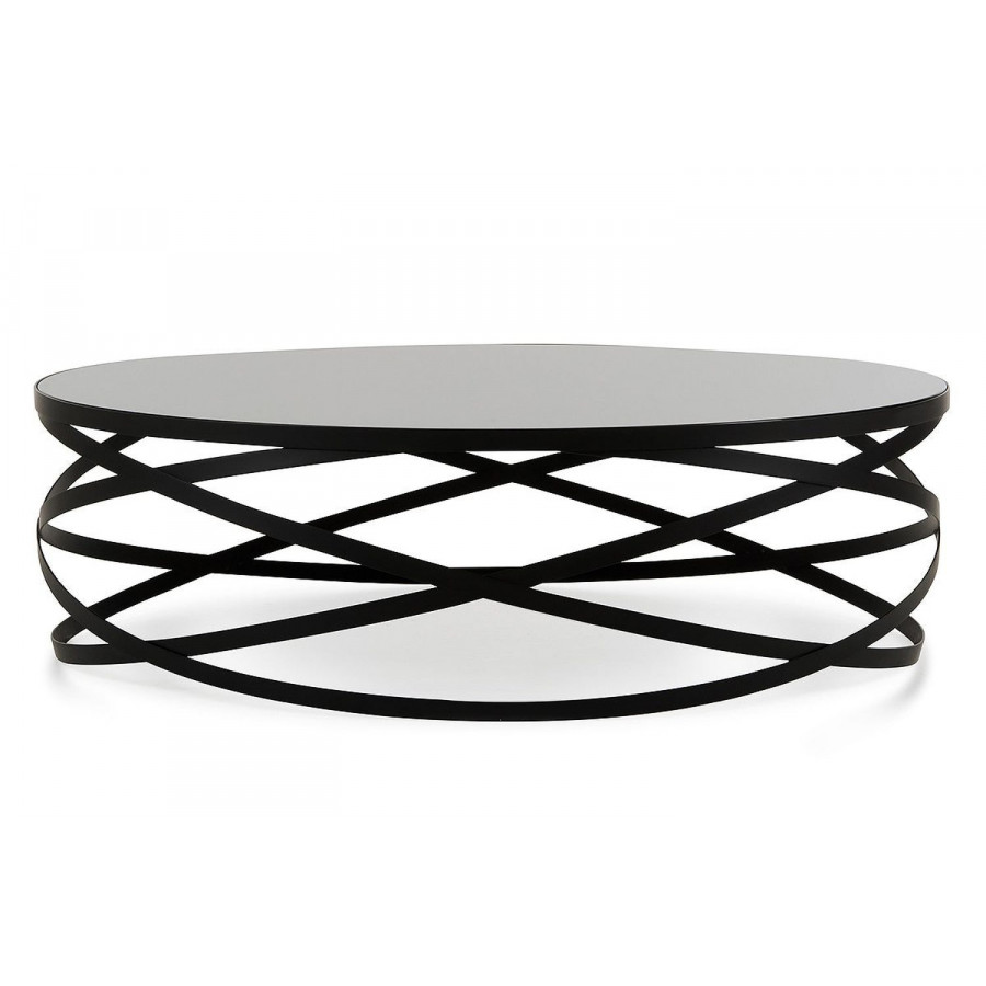 Jubilee - Winry Modern Round Coffee Table in Black