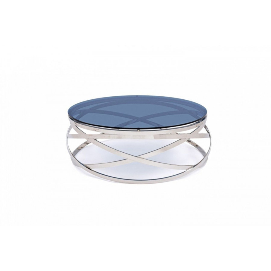 Jubilee - Trikin Contemporary Coffee Table in Smoked Glass