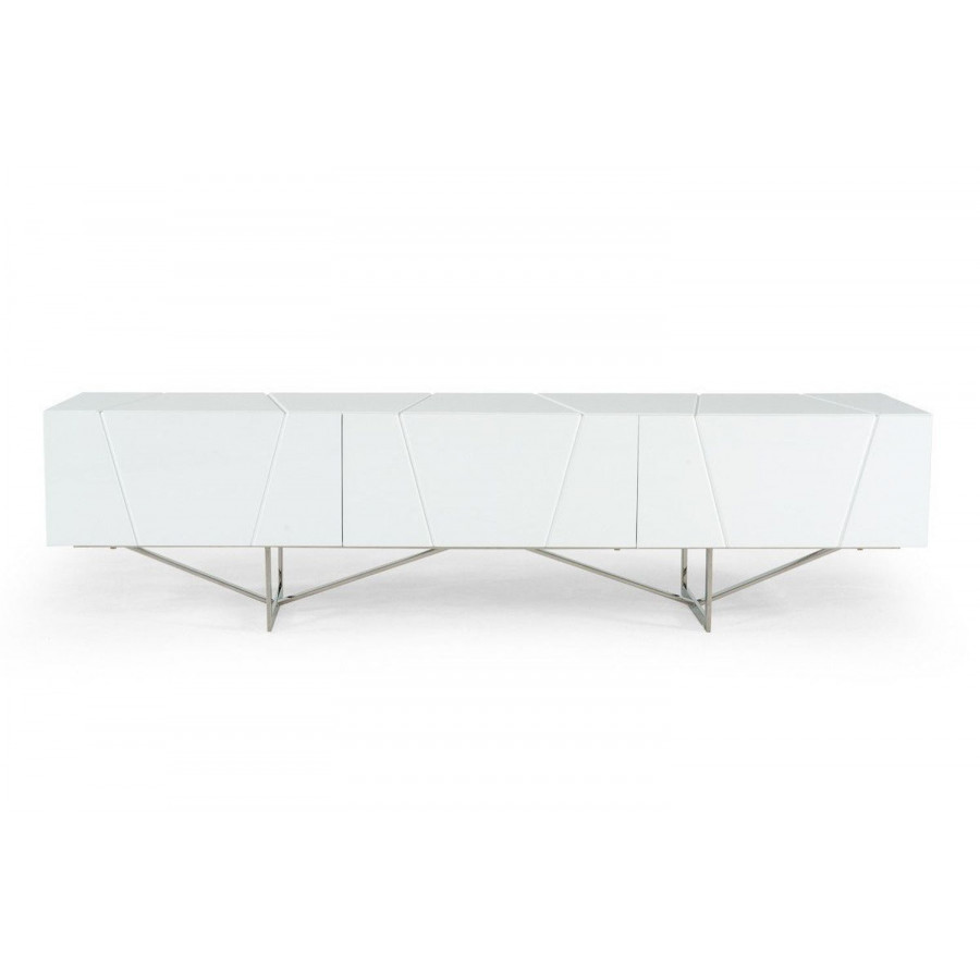 Jubilee - Modrest Blossom Modern TV Stand in White