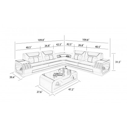 Image may differ from actual product color and configuration.