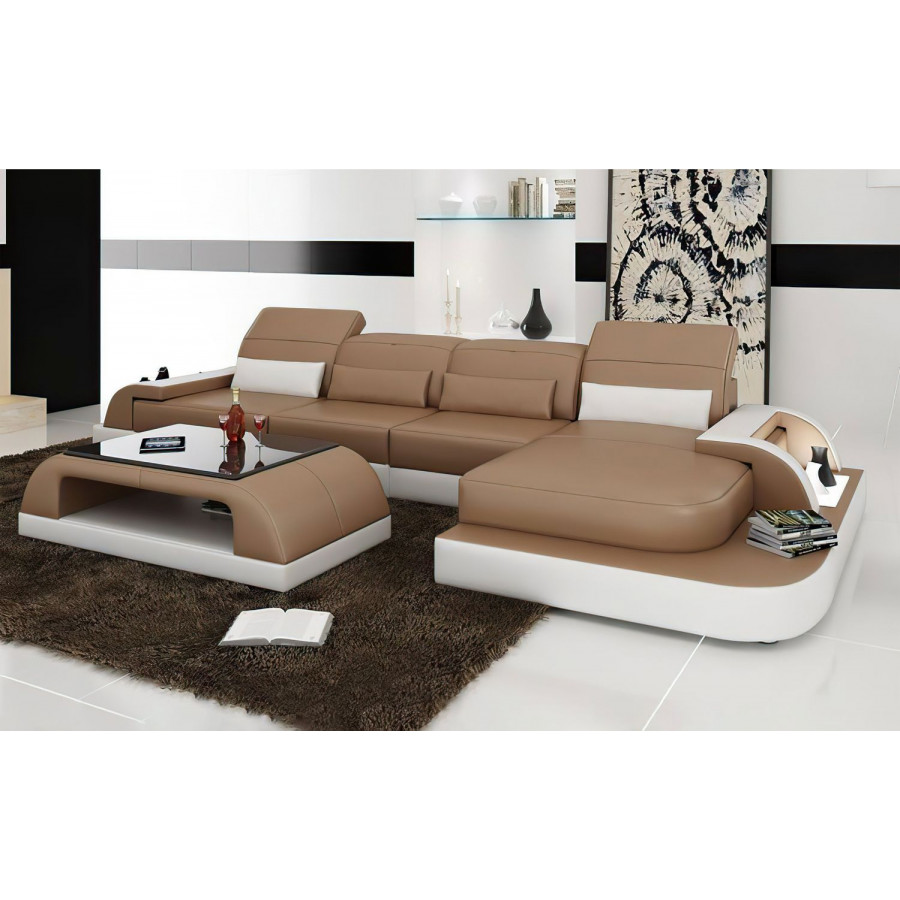 Jubilee - Brosnan Right Hand Facing Sectional with Led