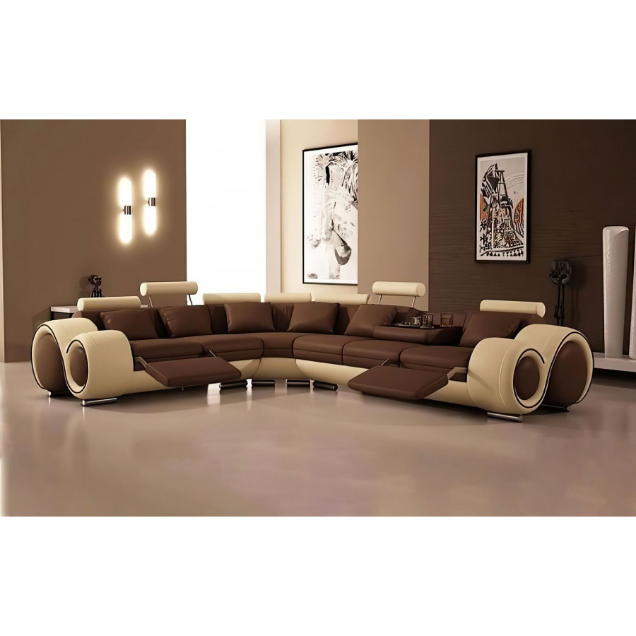 Jubilee - Bouie Right Hand Facing Sectional with Adjustable Footrest