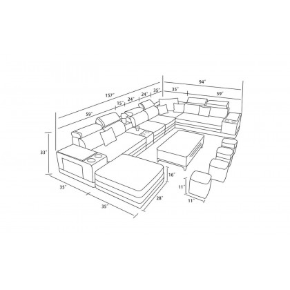 Image may differ from actual product color and configuration.