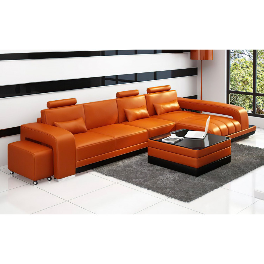 Jubilee - Heather Small Modern Right Hand Facing Sectional with Chaise